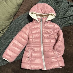 Michael Kors Blush Pink Puffer Jacket